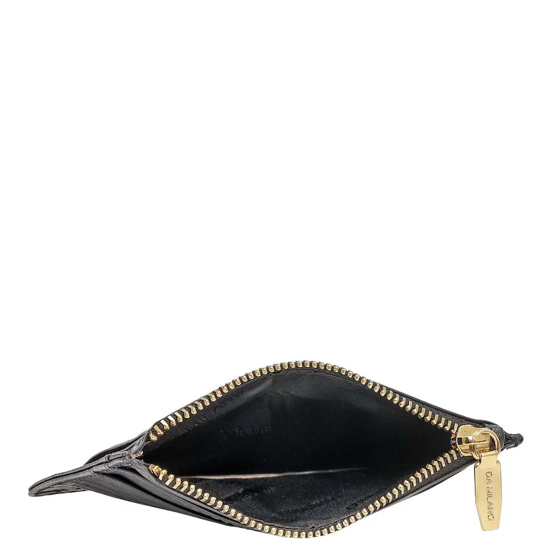 Da Milano Grey 6 Slots Leather Card Case - Grey  | Best Price UAE